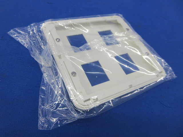 コンセントプレート4コ用(10枚入)(ホワイト) WTF7004