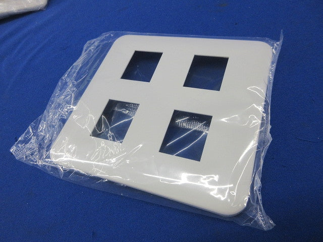 コンセントプレート4コ用(10枚入)(ホワイト) WTF7004