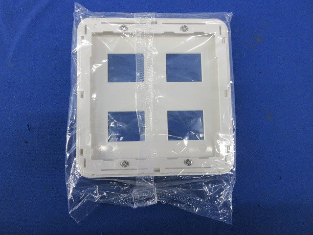 コンセントプレート4コ用(10枚入)(ホワイト) WTF7004