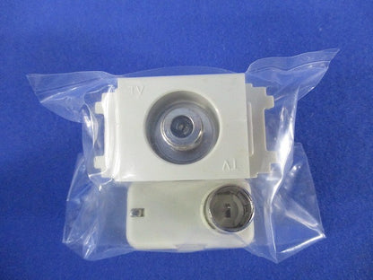 テレビ端子(中間用)(コンセントプラグ付)(4個入)(新品未開封) CSW-7J-7A