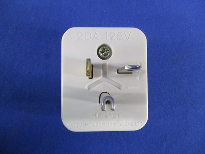 ホーム接地20Aキャップ(6個入)National(変色・汚れ有) WF5121