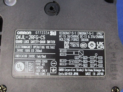 電磁ロック・セーフティドアスイッチ D4JL-2RFG-C5