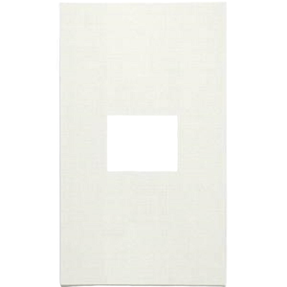 Jワイドスリム コンセントプレート 1連用1口 ピュアホワイト 10個入 QWD-1-PW-10