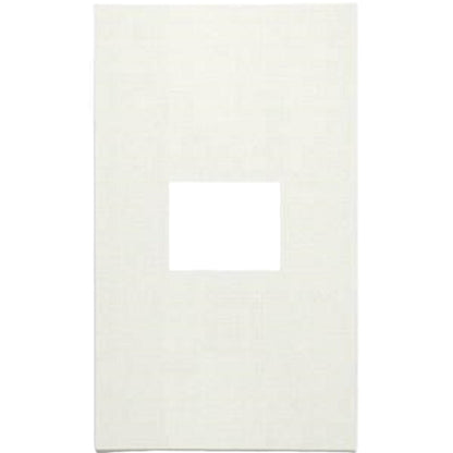 Jワイドスリム コンセントプレート 1連用1口 ピュアホワイト 10個入 QWD-1-PW-10