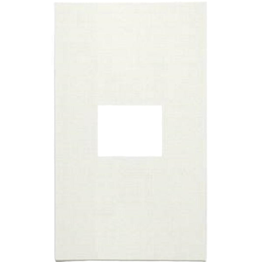 Jワイドスリム コンセントプレート 1連用1口 ピュアホワイト 10個入 QWD-1-PW-10