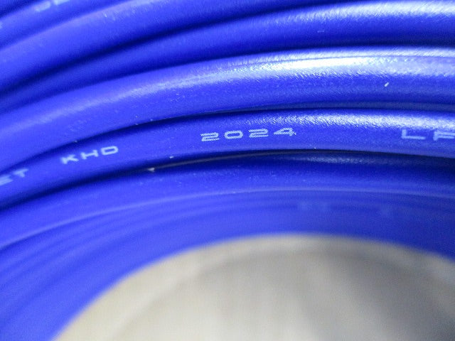 ビニル絶縁電線 青 200ｍ KIV2.0SQ 青
