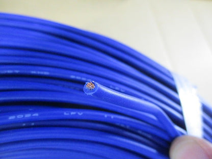 ビニル絶縁電線 青 200ｍ KIV2.0SQ 青