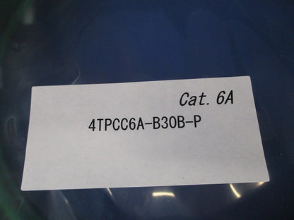 Cat6A プラグ付UTPパッチコード 30m(新品未開封) 4TPCC6A-B30B-P