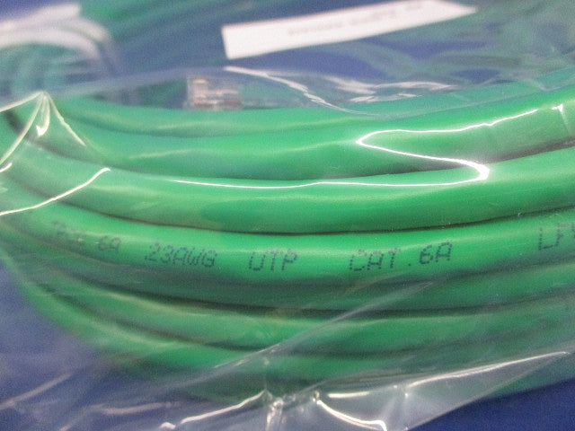Cat6A プラグ付UTPパッチコード 30m(新品未開封) 4TPCC6A-B30B-P