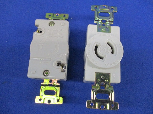 引掛埋込コンセント(2個入)(ミルキーホワイト)(キズ・汚れ有) National WF2220K