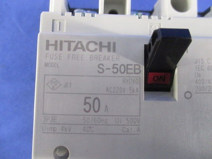 配線用遮断機3P3E50A(キズ・汚れ有) S-50EB