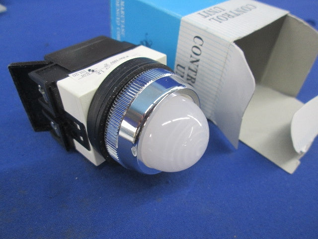 トランス付丸形パイロットライト 白 A30ILT200WLE