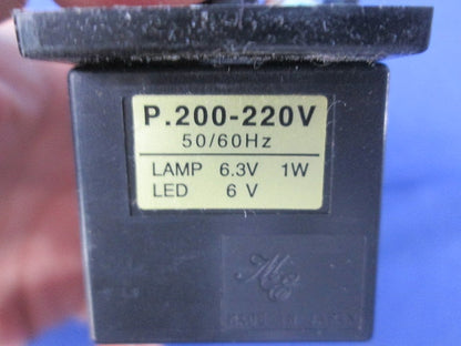 トランス付丸形パイロットライト 白 A30ILT200WLE