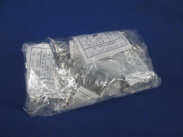 ガラス管ヒューズセット(混在70個以上入) JETFUJI250V5A他