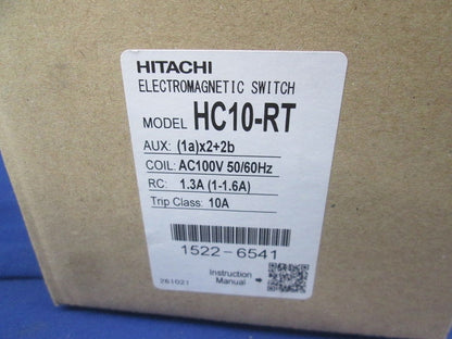 標準形電磁開閉器 可逆形 標準形 AC100V(箱と中身同じ) HC10-RT