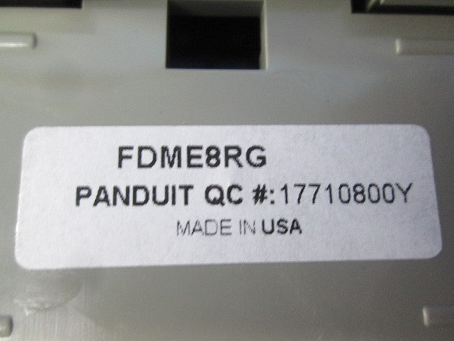 ファイバー用DINレールマウントパッチパネル(8ポートタイプ) FDME8RG