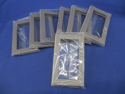 スイッチプレート(7個入)(グレー) QWP-1-MGY