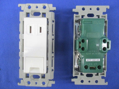 アースターミナル付コンセント(5個入)(キズ・汚れ有) WTF13314K