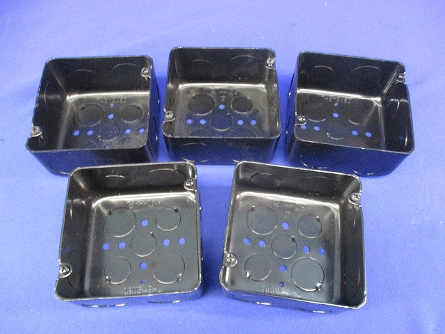中四角深形アウトレットボックス(5個入) OBM54B-L