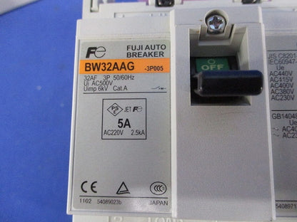 オートブレーカ3P5A BW32AAG