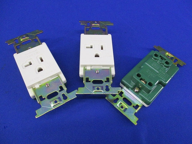 埋込アース付コンセント(3個入)National WN1121