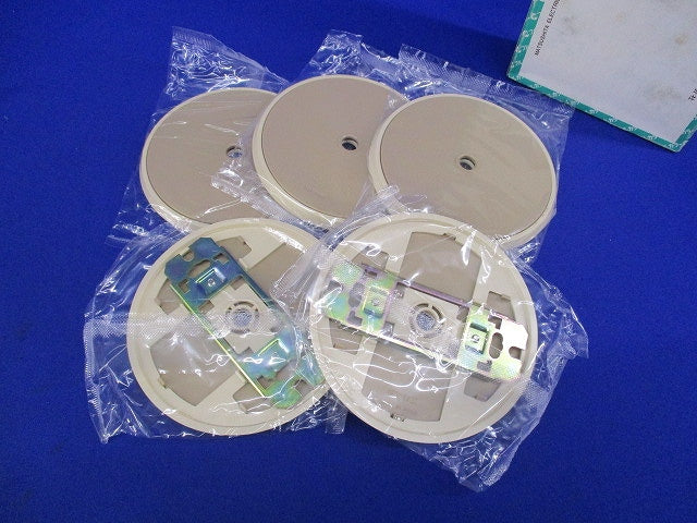 BL丸型電話線プレート(5枚入)(ダークベージュ) WN7180