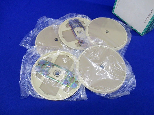 BL丸型電話線プレート(5枚入)(ダークベージュ)汚れ有 WN7180