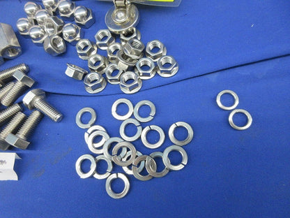 M10 六角ボルト 六角ナット ワッシャー等セット(ステンレス)(混在120個以上入) M10他