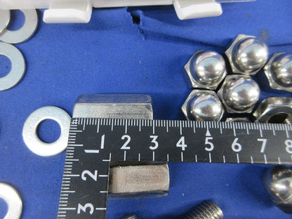 M10 六角ボルト 六角ナット ワッシャー等セット(ステンレス)(混在120個以上入) M10他