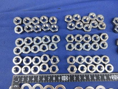 M10 六角ナット ワッシャー等セット(ステンレス)(混在98個入) M10他