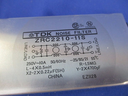 電源ライン用EMCフィルタ ZRC2210-11S