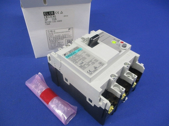 配線用漏電遮断器 AC100-230-440V -3P010 EW32EAG3P10A