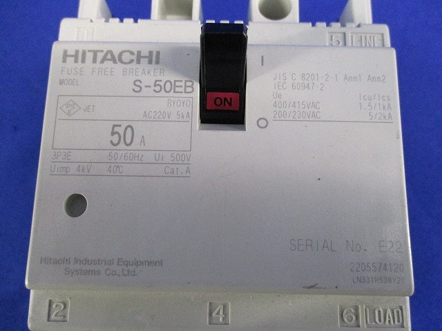 配線用遮断機3P3E50A S-50EB