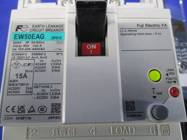 サーキットブレーカ3P15A EW50EAG