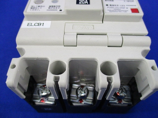漏電遮断器3P3E20A EXK60-C