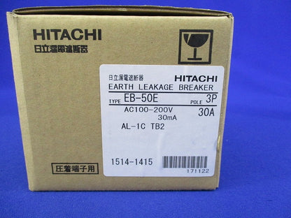 漏電遮断器 3P3E30A EB-50E