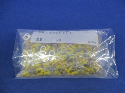 ビニル絶縁付丸形圧着端子(500個入) VO.5-5キ(LF)K