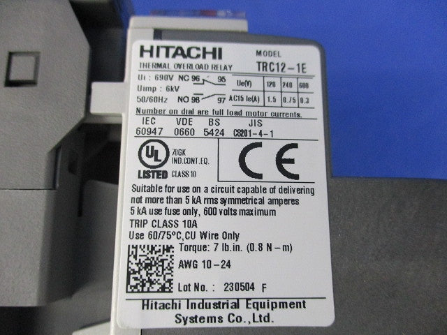 標準形電磁接触器 HC10