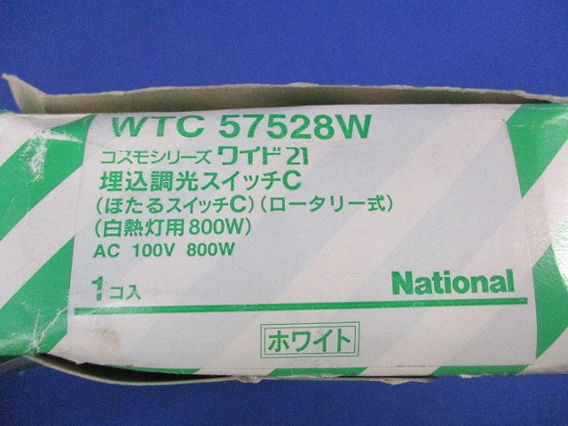 埋込調光スイッチC(ホワイト) WTC57528