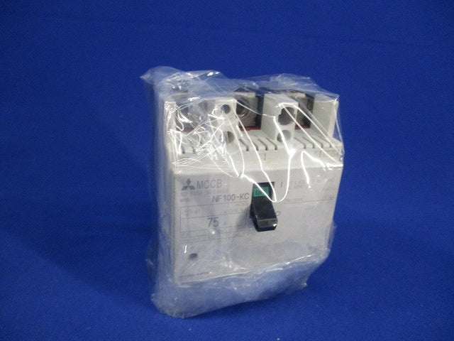 ノーヒューズブレーカ 3P3E75A(ジャンク品)ビス無し NF100-KC