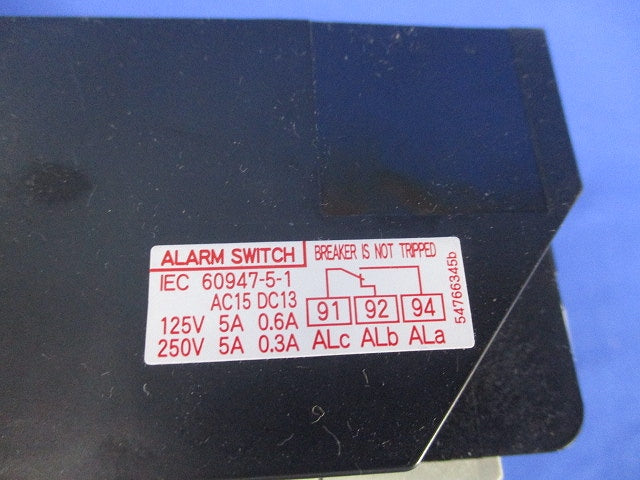 一般配線用漏電遮断器3P30A(アラームスイッチ付・ビス無) EW50AAG