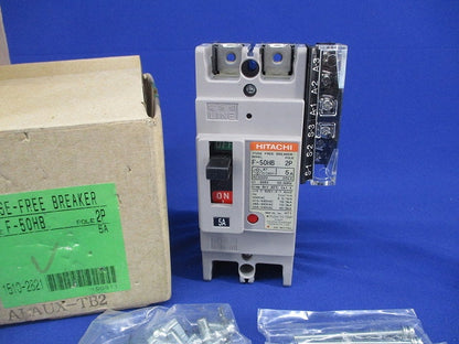 ヒューズフリーブレーカ2P5A(アラームスイッチ付) F-50HB