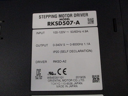 ステッピングモーター用ドライバ RKSD507-A