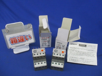 標準形サーマルリレー(2個入)(箱違い)(傷・汚れ有) TRC12-1E