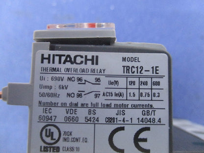 標準形サーマルリレー(2個入)(箱違い)(傷・汚れ有) TRC12-1E