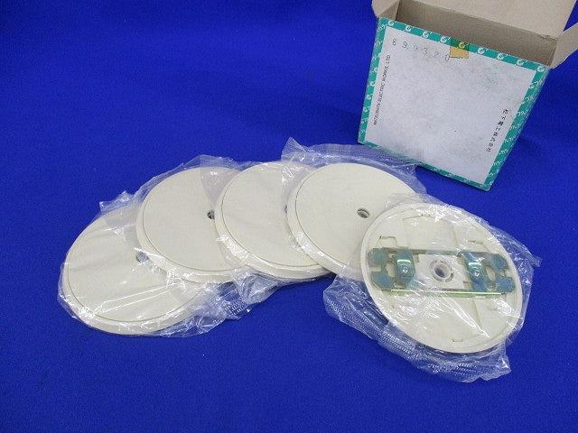 BL丸型電話線プレート(5枚入)(ミルキーホワイト) WN7180