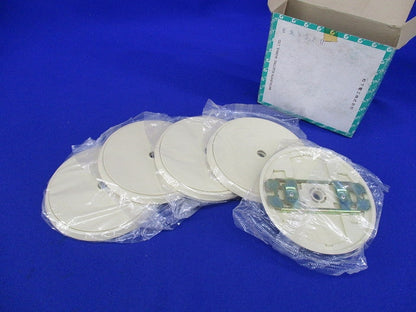 BL丸型電話線プレート(5枚入)(ミルキーホワイト) WN7180