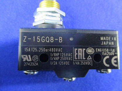 一般用基本スイッチ パネル取付押しボタン形 Z-15GQ8-B