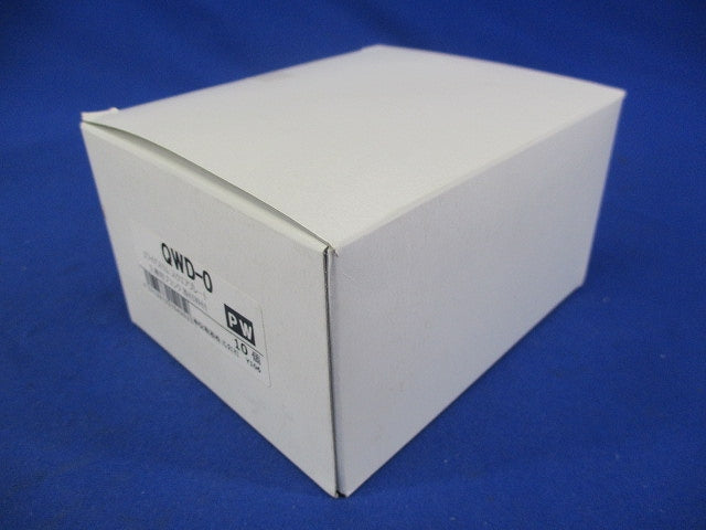 スリムスクエア コンセントプレート 1連用 ブランク ピュアホワイト 10個入 QWD-0-PW-10