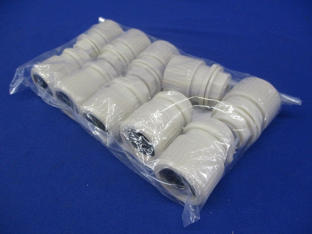 コネクタ(Rタイプ) プラフレキPFD/PFS用 アイボリー 10個入 PFS-16KR-I-10